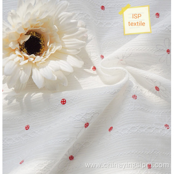 Cotton Embroidery Fabric White Lace Fabric